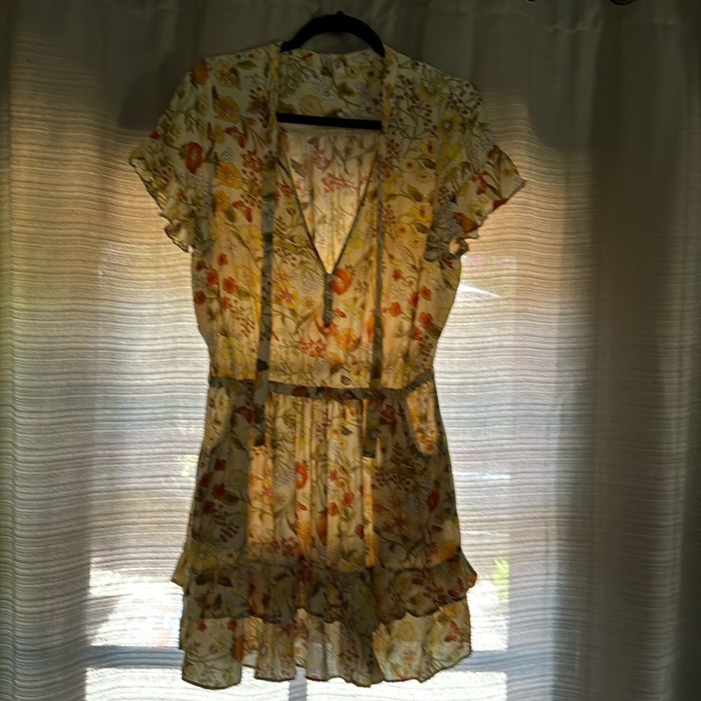 Spell floral mini dress